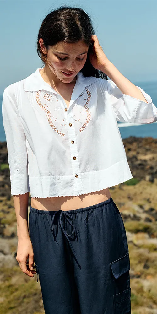 Cezanne Top White sold by Maison Rogue product image thumbnail 2