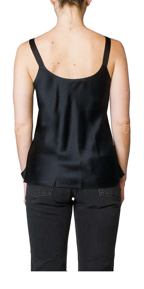 Silk Scoop Neck Cami sold by Maison Rogue product image thumbnail 3