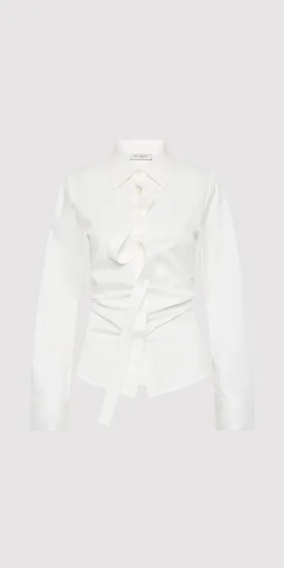 Deconstructed Shirt White made by St. Agni