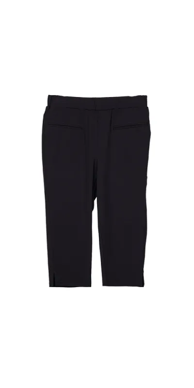 Valentine Jersey Capris Black sold by Maison Rogue