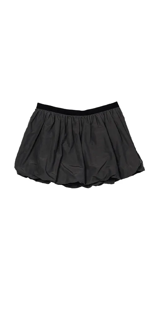 Antonia Bubble Skirt Black sold by Maison Rogue