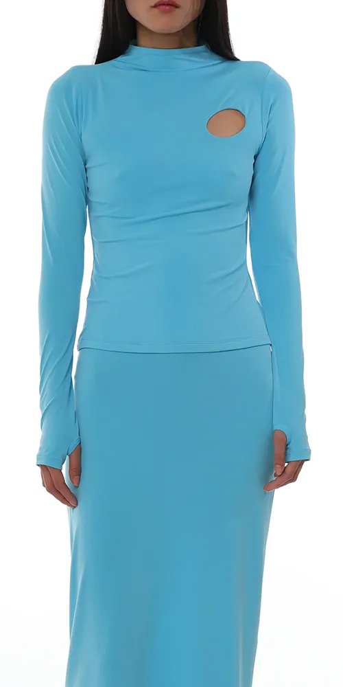 Bella Top Turquoise sold by Maison Rogue product image thumbnail 2