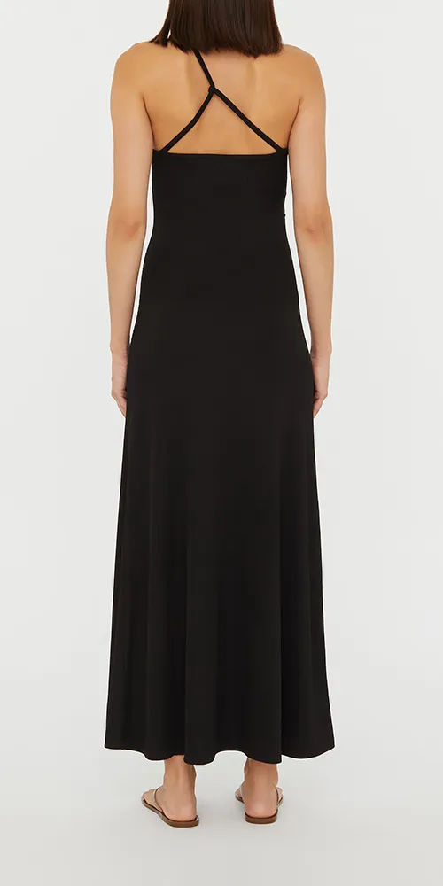 Concave Stone Cami Dress Black sold by Maison Rogue product image thumbnail 3