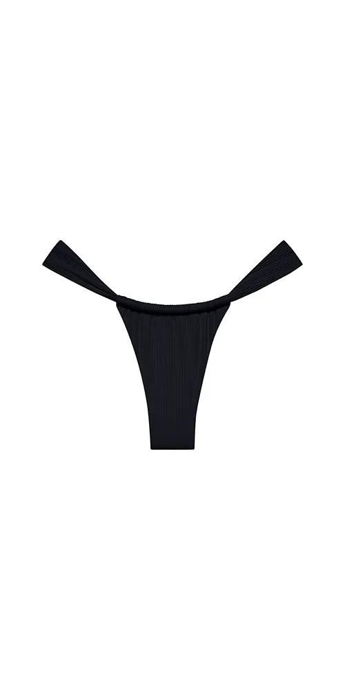 Sandra Bikini Bottom Black Rib sold by Maison Rogue product image thumbnail 4