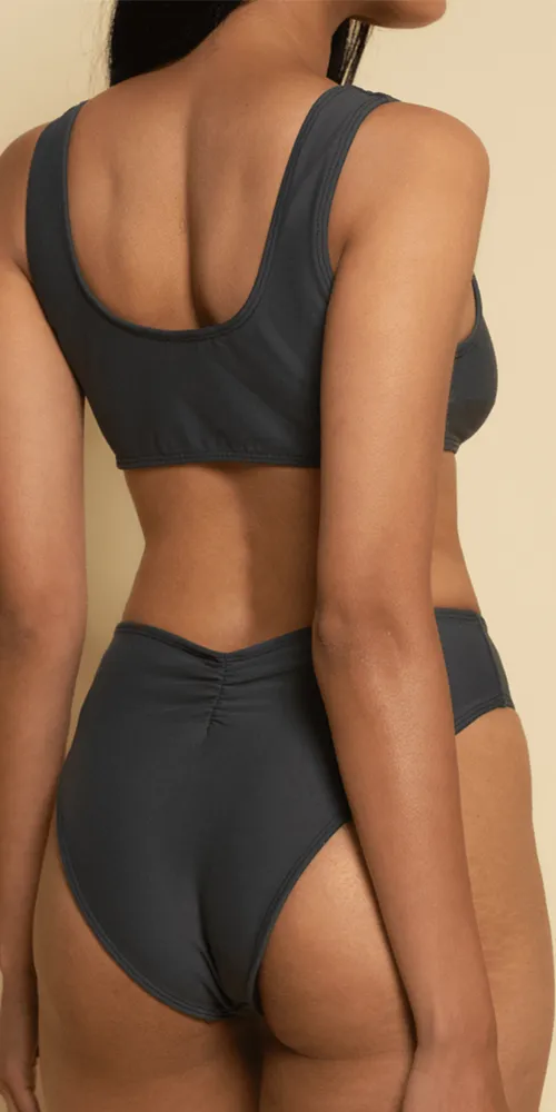 Ky One-Piece Charcoal sold by Maison Rogue product image thumbnail 4
