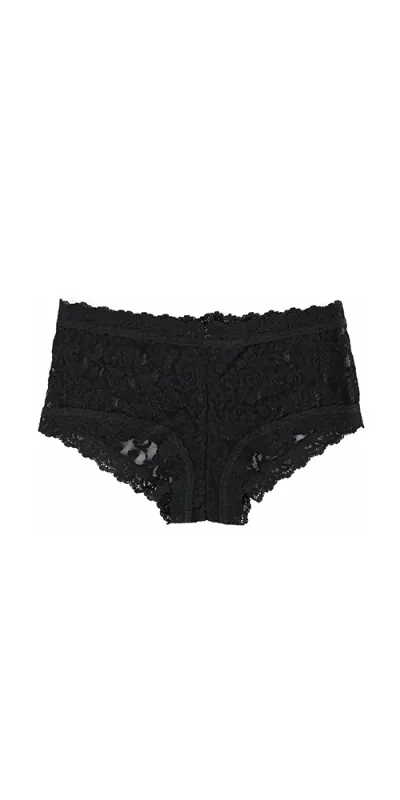 Signature Lace® Boyshort Black sold by Maison Rogue