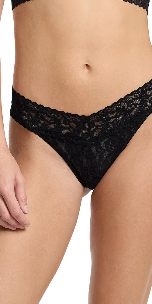 Signature Lace® Original Rise Thong Black sold by Maison Rogue product image thumbnail 2