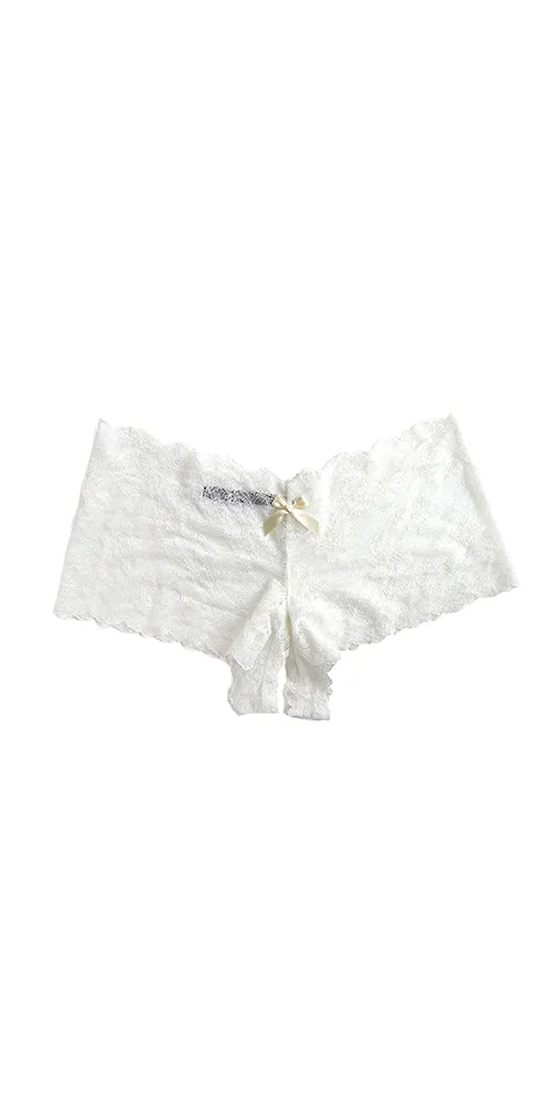 &oh™ Luxe Lace Crotchless Brief sold by Maison Rogue