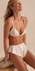 Satin Sleep Fashion Bralette Light Ivory sold by Maison Rogue