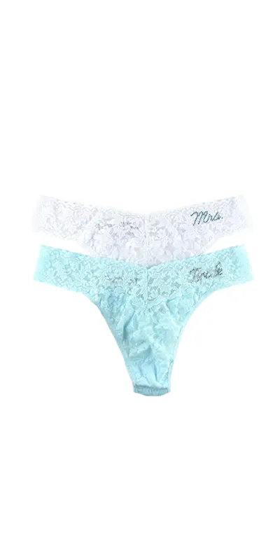 Bride & Mrs. Original Rise Thong Gift Set sold by Maison Rogue