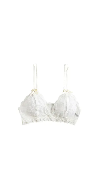 &oh™ Luxe Lace Open Bralette made by Maison Rogue