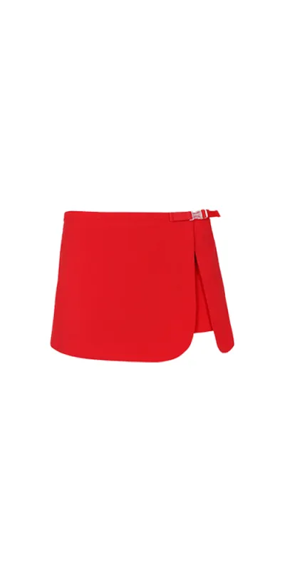 Heimer Skort Red sold by Maison Rogue