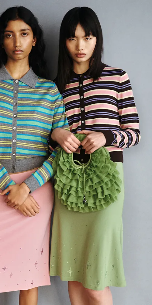 Summers Cardigan Brown Stripe sold by Maison Rogue product image thumbnail 2