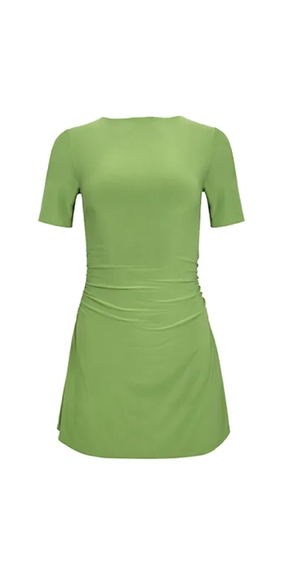 Skitty Dress Lime sold by Maison Rogue