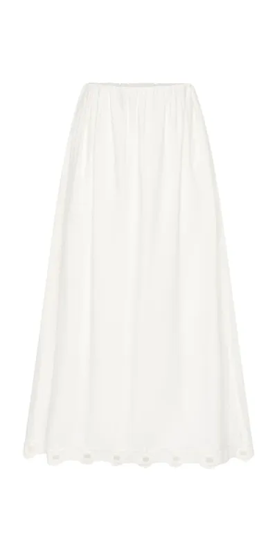Antoinette Skirt Vintage White sold by Maison Rogue