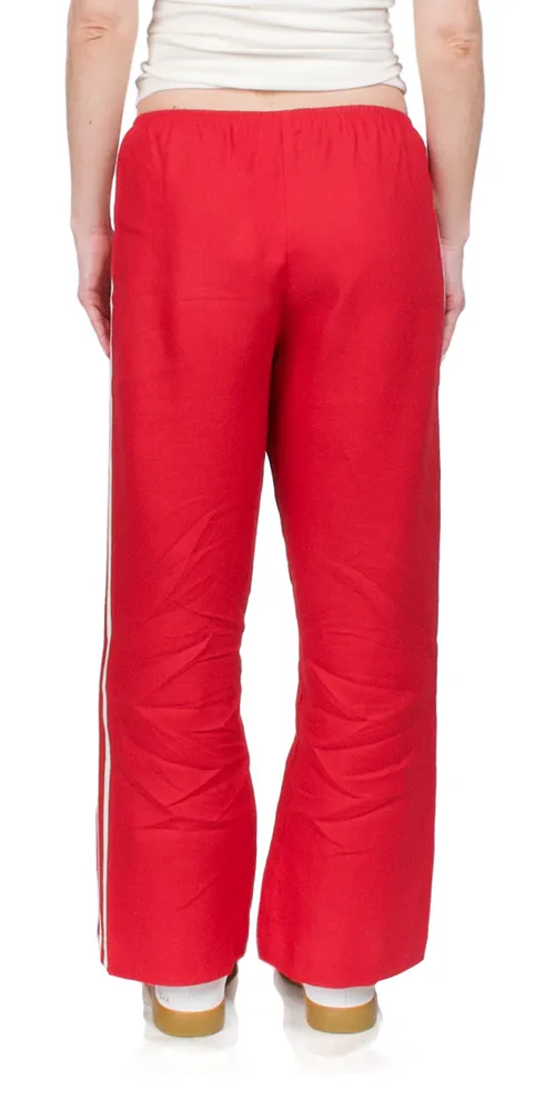 The Linen Crop Stripe Pant Bell Pepper sold by Maison Rogue product image thumbnail 3