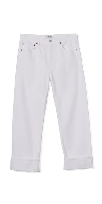 Fran Low Slung Straight Jean Milkshake sold by Maison Rogue