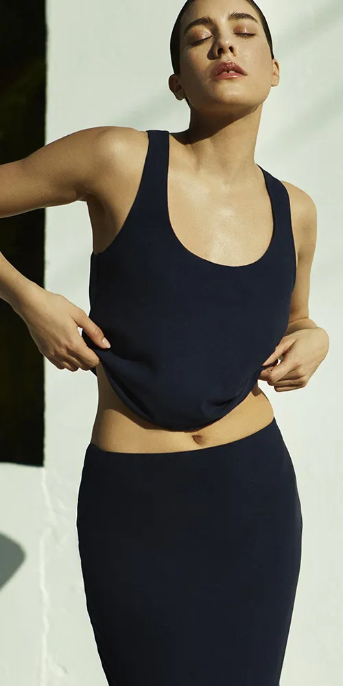 Rey Bias-Cut Skirt sold by Maison Rogue product image thumbnail 2