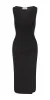 Draped Wrap Effect Midi Dress In Cupro Jersey sold by Maison Rogue