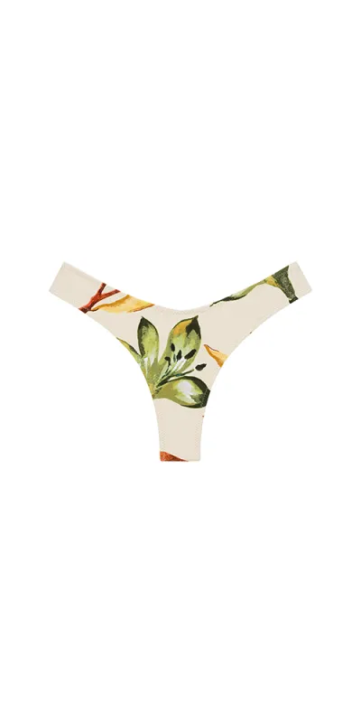 Lulu Bikini Bottom Rooted Floral sold by Maison Rogue