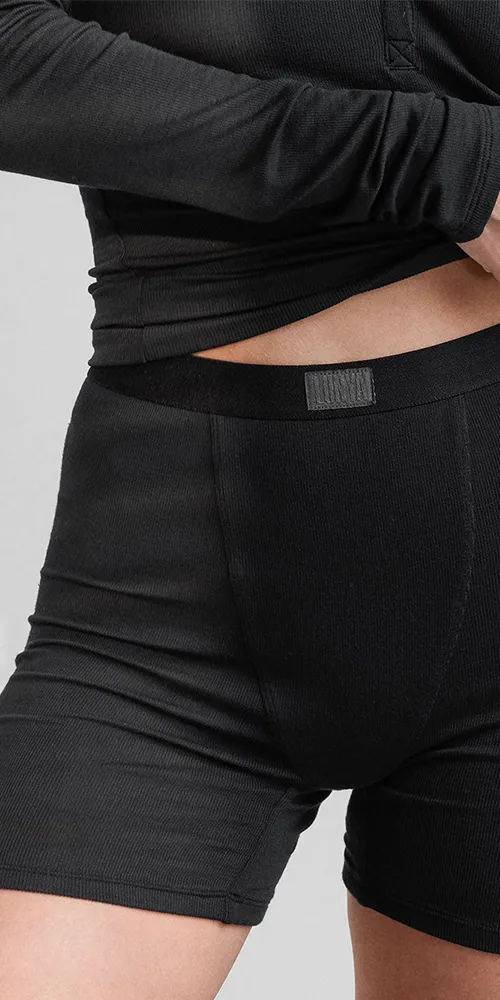 Soft Modal Rib Boyshort sold by Maison Rogue product image thumbnail 2