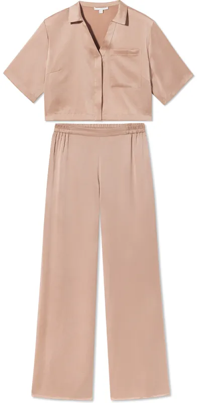 Washable Silk High Rise Pant Set sold by Maison Rogue