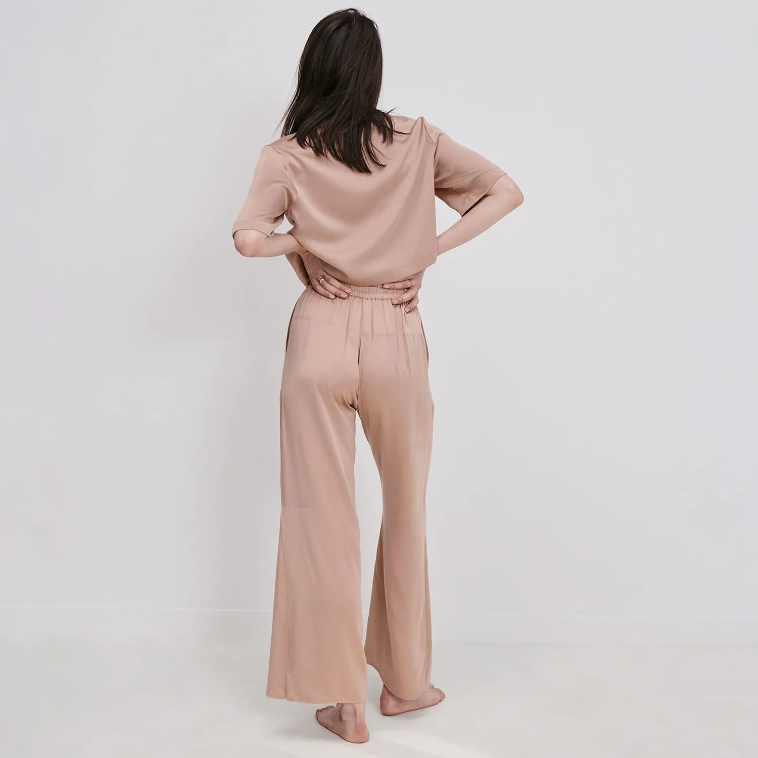 Washable Silk High Rise Pant Set sold by Maison Rogue product image thumbnail 3