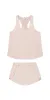 Washable Silk Tulip Back Set Delicate Pink sold by Maison Rogue