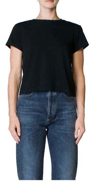 Adine Shrunken Tee Nocturne sold by Maison Rogue