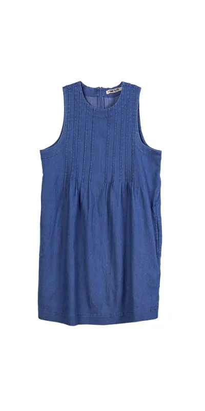 Soledad Chambray Mini Dress sold by Maison Rogue