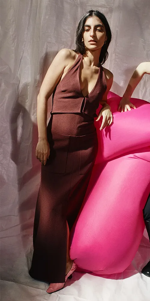 Apron Dress sold by Maison Rogue product image thumbnail 2