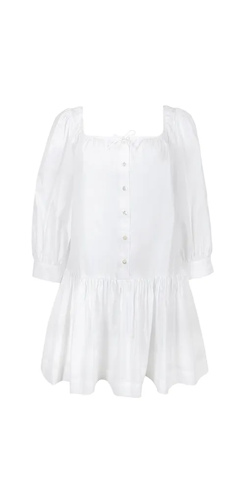 Delia Dress White sold by Maison Rogue
