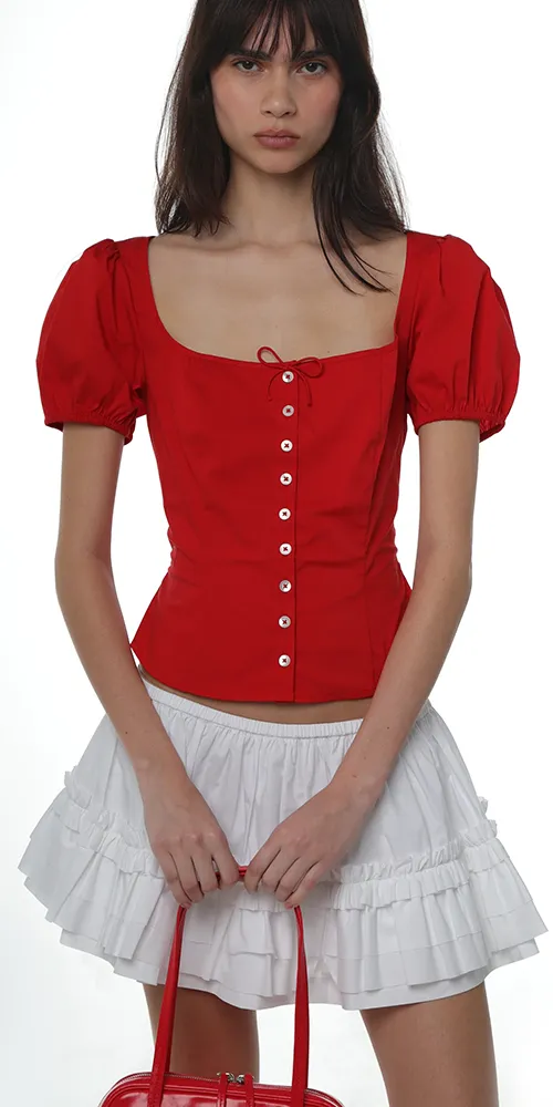 Walnut Top Red sold by Maison Rogue product image thumbnail 2