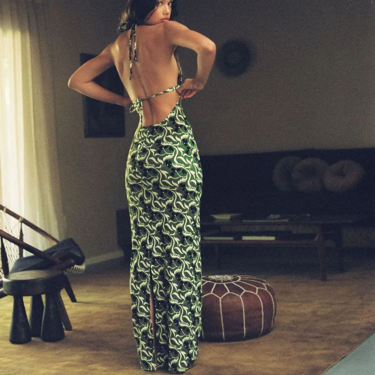 Emma Maxi Dress Veronica Floral sold by Maison Rogue product image thumbnail 3