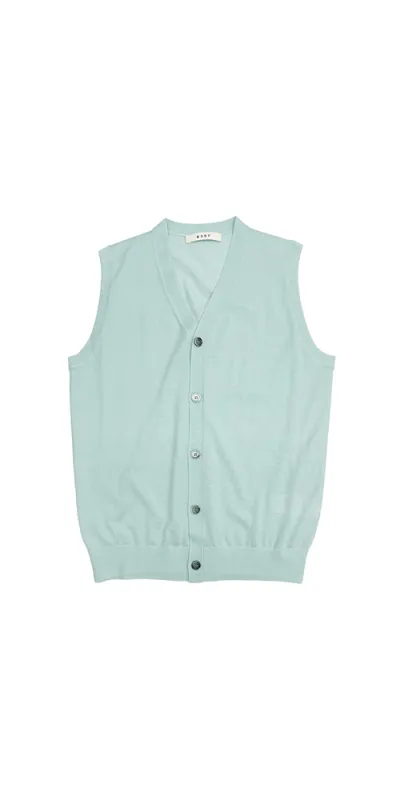 Wool Cashmere Button Vest sold by Maison Rogue