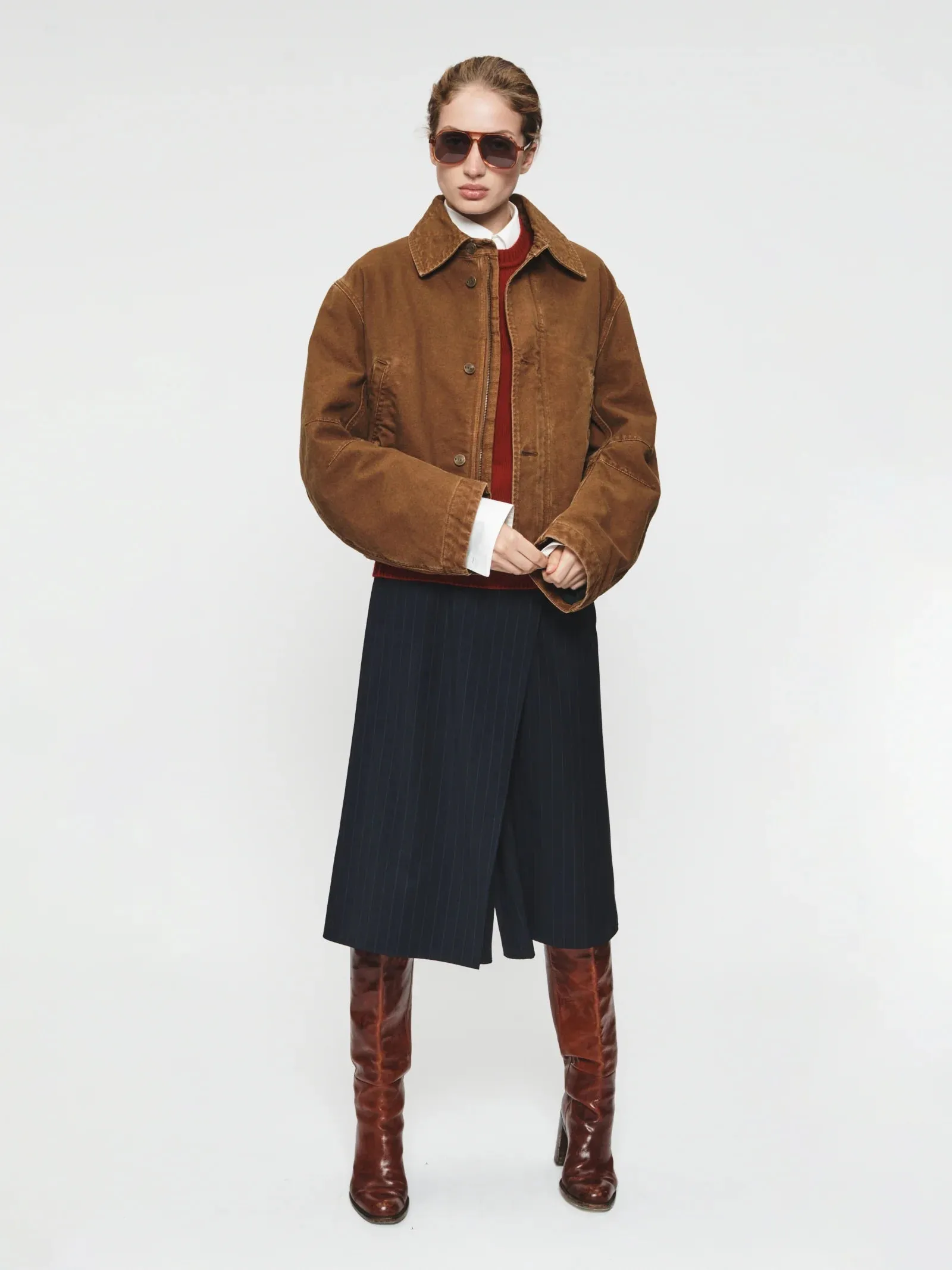 Flight Jacket Tobacco sold by Maison Rogue product image thumbnail 3