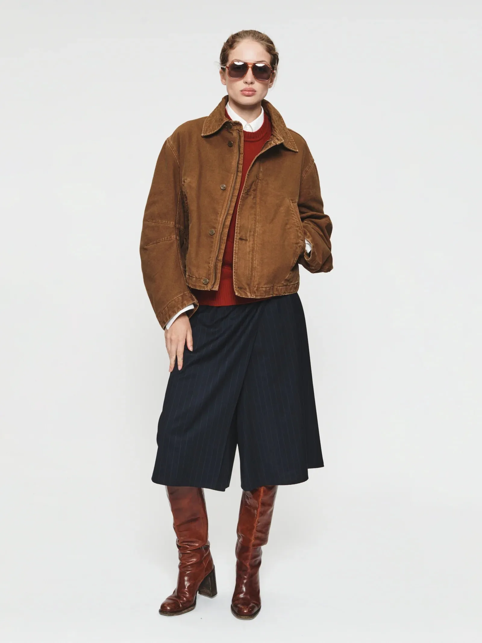 Flight Jacket Tobacco sold by Maison Rogue product image thumbnail 4