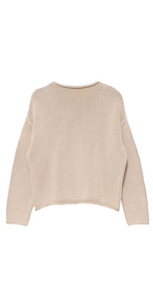 Lamis Washed Cotton Sweater sold by Maison Rogue