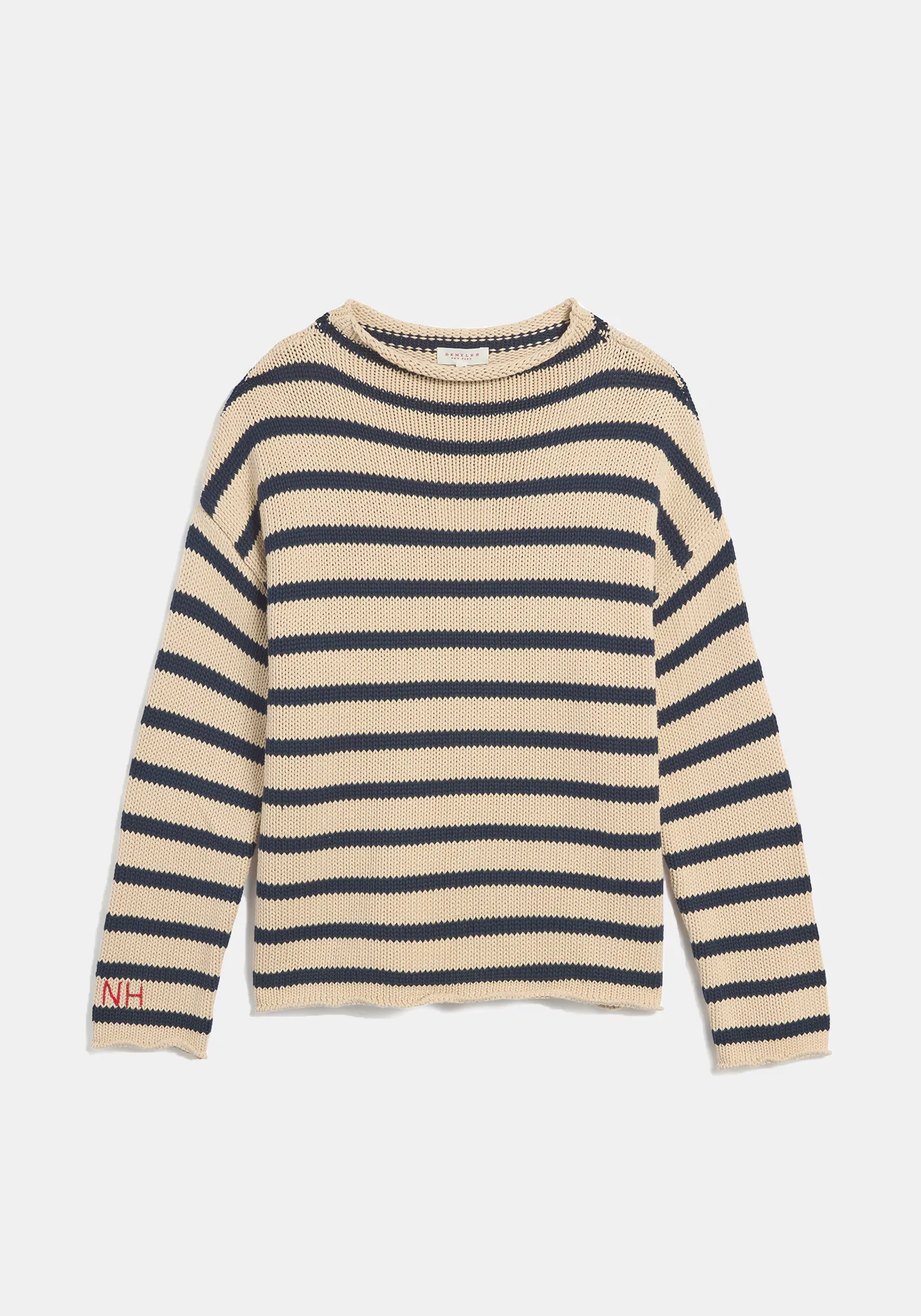 Lamis Stripe Cotton Sweater sold by Maison Rogue product image thumbnail 5