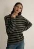 Lamis Stripe Cotton Sweater sold by Maison Rogue