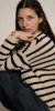 Lamis Stripe Cotton Sweater sold by Maison Rogue