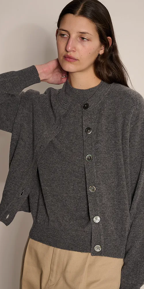 Gwen Cashmere Cardigan sold by Maison Rogue product image thumbnail 2