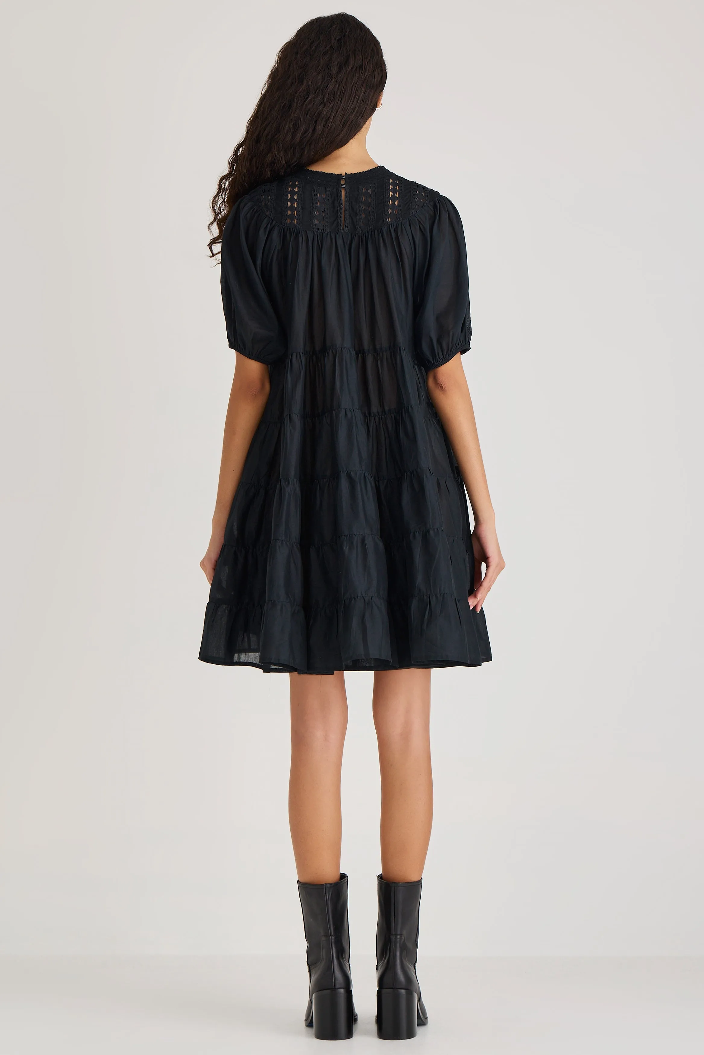 Estelle Dress Black sold by Maison Rogue product image thumbnail 5