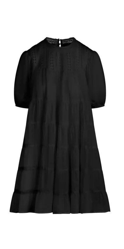 Estelle Dress Black sold by Maison Rogue