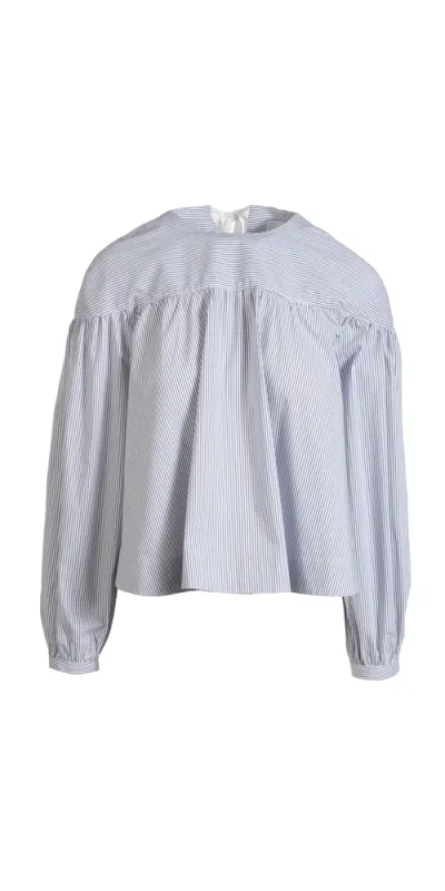 Kira Top Admiral Navy Stripe sold by Maison Rogue