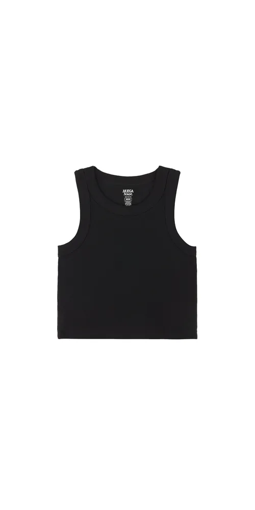 Organic Crop Tank Black sold by Maison Rogue