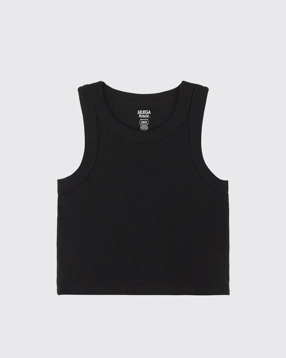 Organic Crop Tank Black sold by Maison Rogue product image thumbnail 4