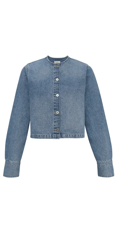 Montauk Shirt Long Sleeve Salt Lake sold by Maison Rogue