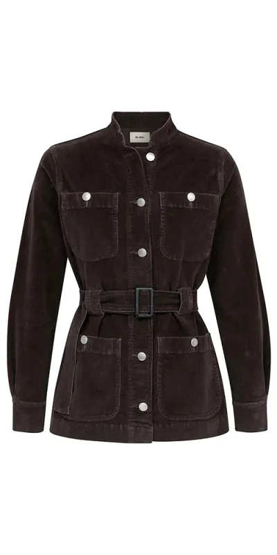 Utility Corduroy Jacket Meteorite sold by Maison Rogue