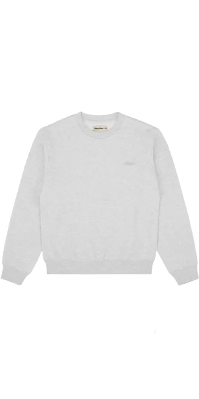 Essential Crewneck Heather Grey sold by Maison Rogue